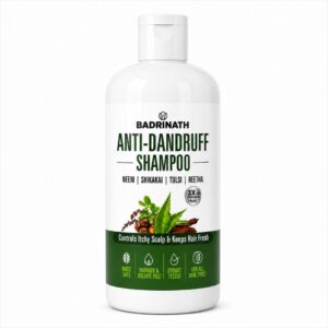 Badrinath Anti-Dandruff Shampoo bottle