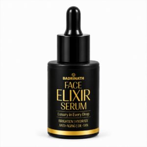 Badrinath Face Elixir Serum bottle
